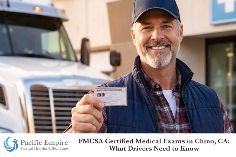 FMCSA Certified Medical Exams in Chino, CA What Drivers Need to Know